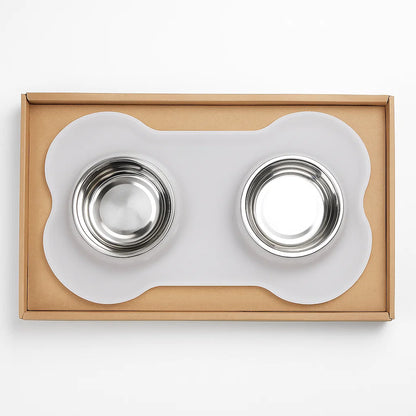 Silicone Stainless Pet Bowl