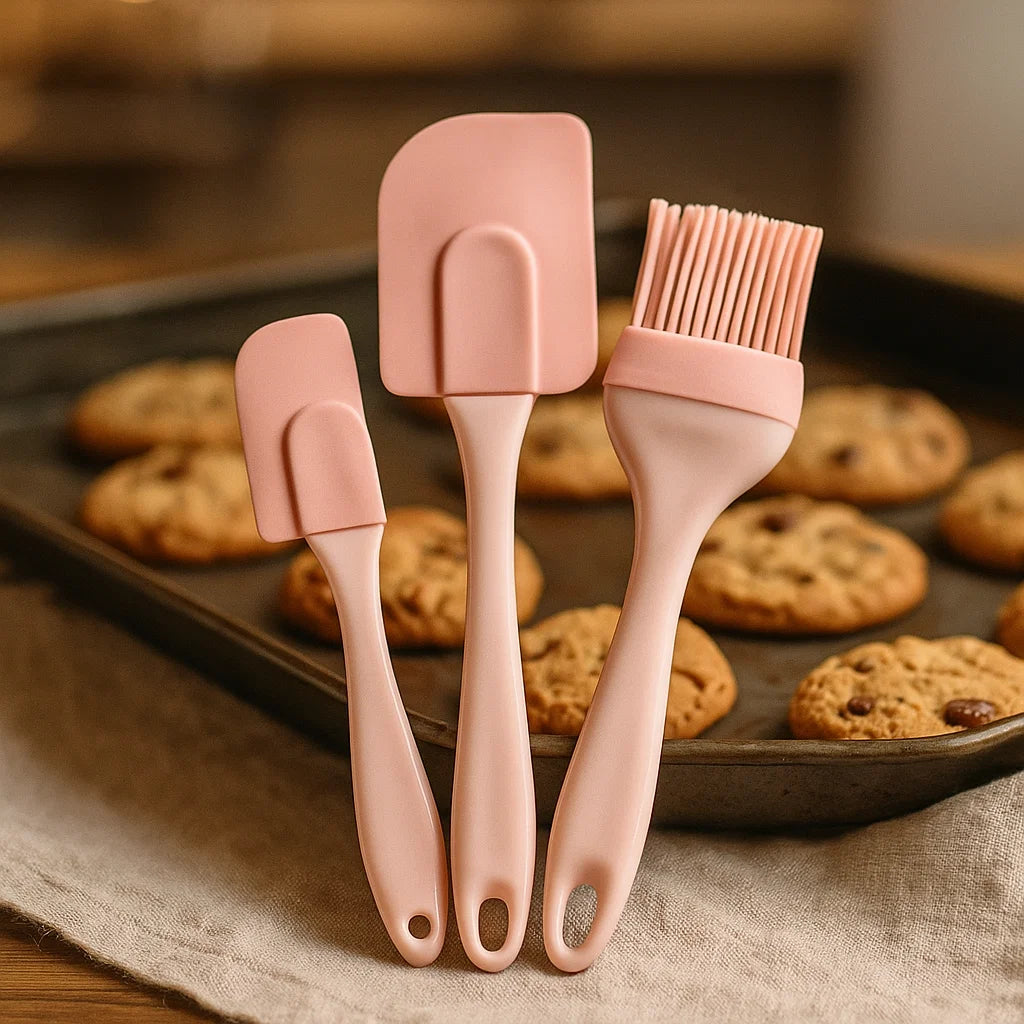Silicone Scraper Three-Piece Set