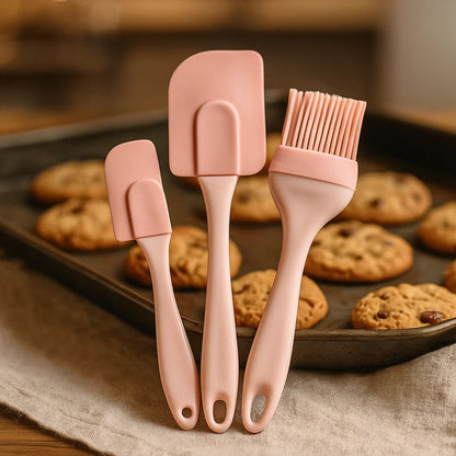 Silicone Scraper Three-Piece Set