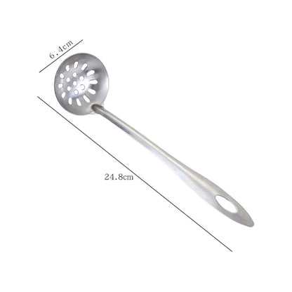 Hanging Stainless Steel Soup Spoon with Colander Handle