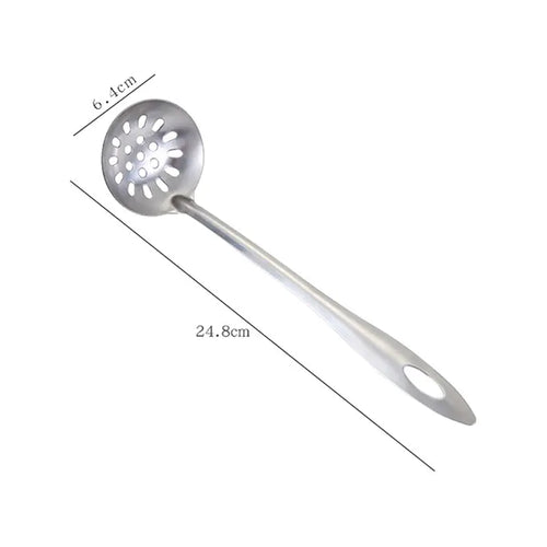 Hanging Stainless Steel Soup Spoon with Colander Handle
